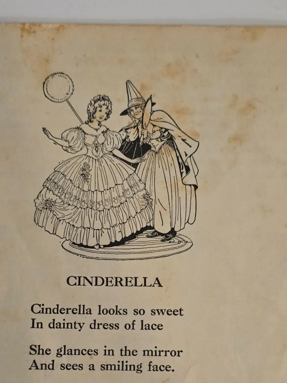 Vintage 1934 Cinderella Book Platt & Munk Illustrated Fairy Tale Childrens Story